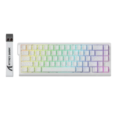 ATTACK SHARK X68 HE COUNTOUR WHITE