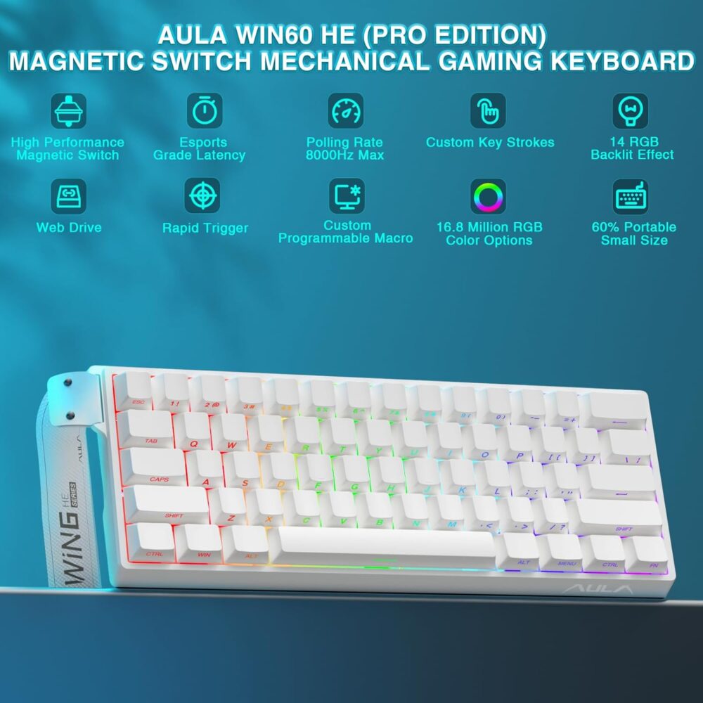 AULA WIN 60HE MAGNETIC WHITE - Image 6