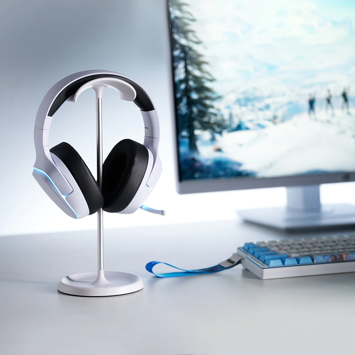 ATK Mercury I eSports Wireless Tri-mode Headset (WHITE) - Image 2