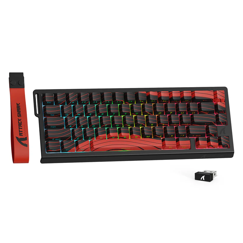 ATTACK SHARK X68PRO HE Wireless Red