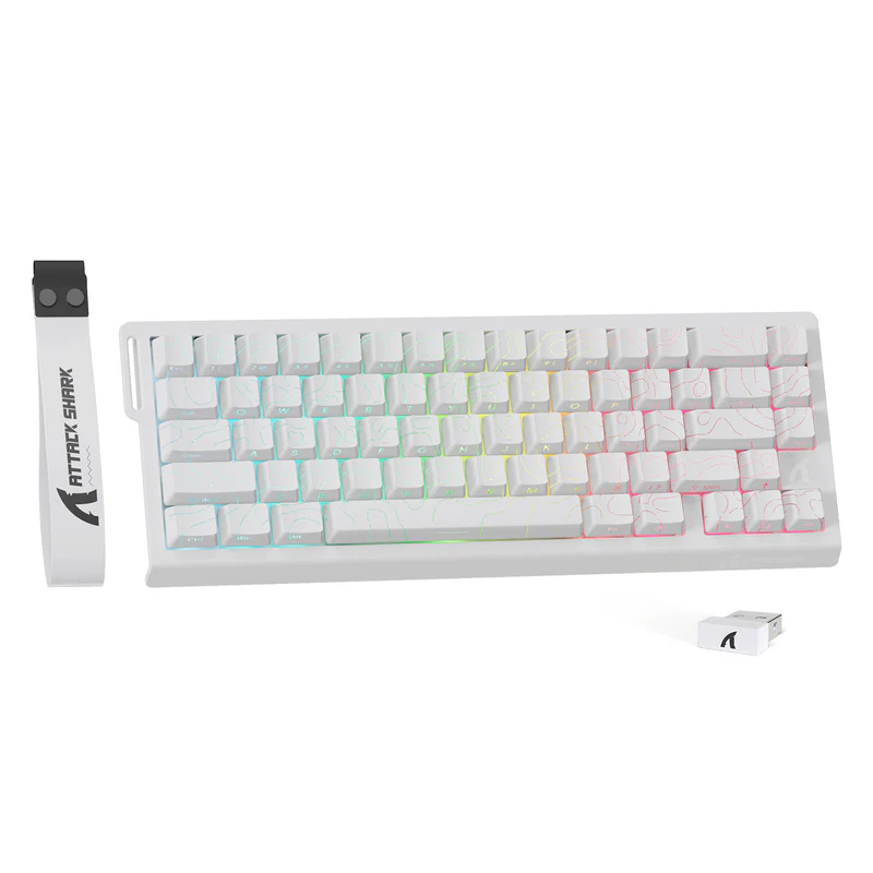 ATTACK SHARK X68PRO HE Wireless Countour White