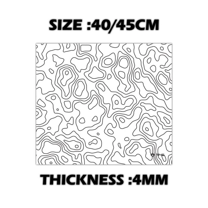 M4G Glass Mouse Pad GA1 TX 40x45cm