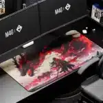 M4G Mouse pad White&RED S 900x400mm/4mm