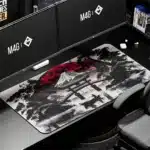 M4G Mouse pad White&red TX 900x400mm/4mm