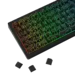 Contour Black Keycaps – 100 Keys | OEM Profile • PBT - Image 2