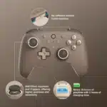 8BitDo Ultimate 2C Wireless Controller (Brownie) - Image 2