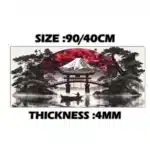 M4G Mouse pad White&red TX 900x400mm/4mm - Image 2