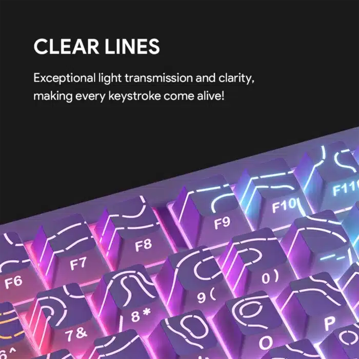 Contour White Keycaps – 100 Keys | OEM Profile • PBT