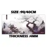 M4G Mouse pad White&bleu TX 900x400mm/4mm - Image 2