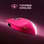 MCHOSE A7 V2 Ultra Pink mouse side profile ergonomic shape
