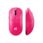 MCHOSE A7 V2 Ultra Pink wireless gaming mouse front view