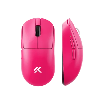 MCHOSE A7 V2 Ultra Pink wireless gaming mouse front view