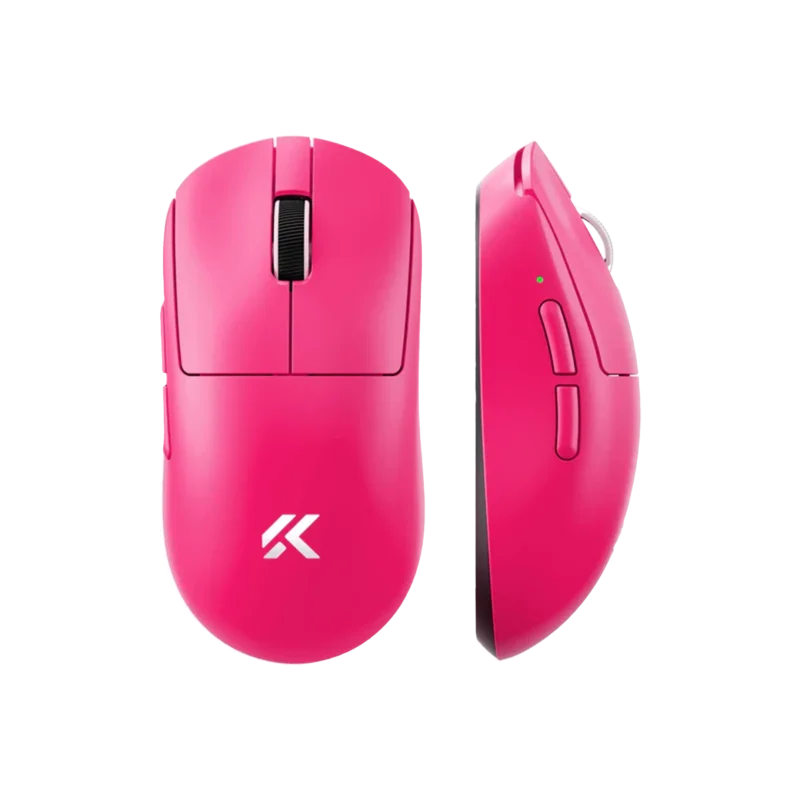 MCHOSE A7 V2 Ultra Pink wireless gaming mouse front view
