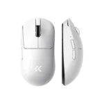 MCHOSE A7 V2 Ultra white wireless gaming mouse front view