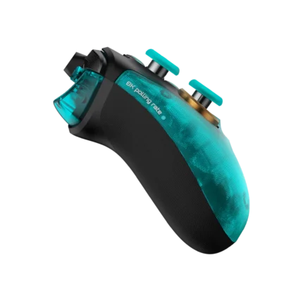 GameSir G7 Pro Aimlabs controller grip texture and cyan accent detail