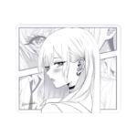 ATK Reverie Gaming Mousepad – Black & White Graphic Edition