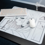 ATK Reverie Gaming Mousepad – Black & White Graphic Edition - Image 2